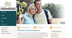Desktop Screenshot of frazierdentistry.com